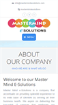 Mobile Screenshot of mastermindesolutions.com